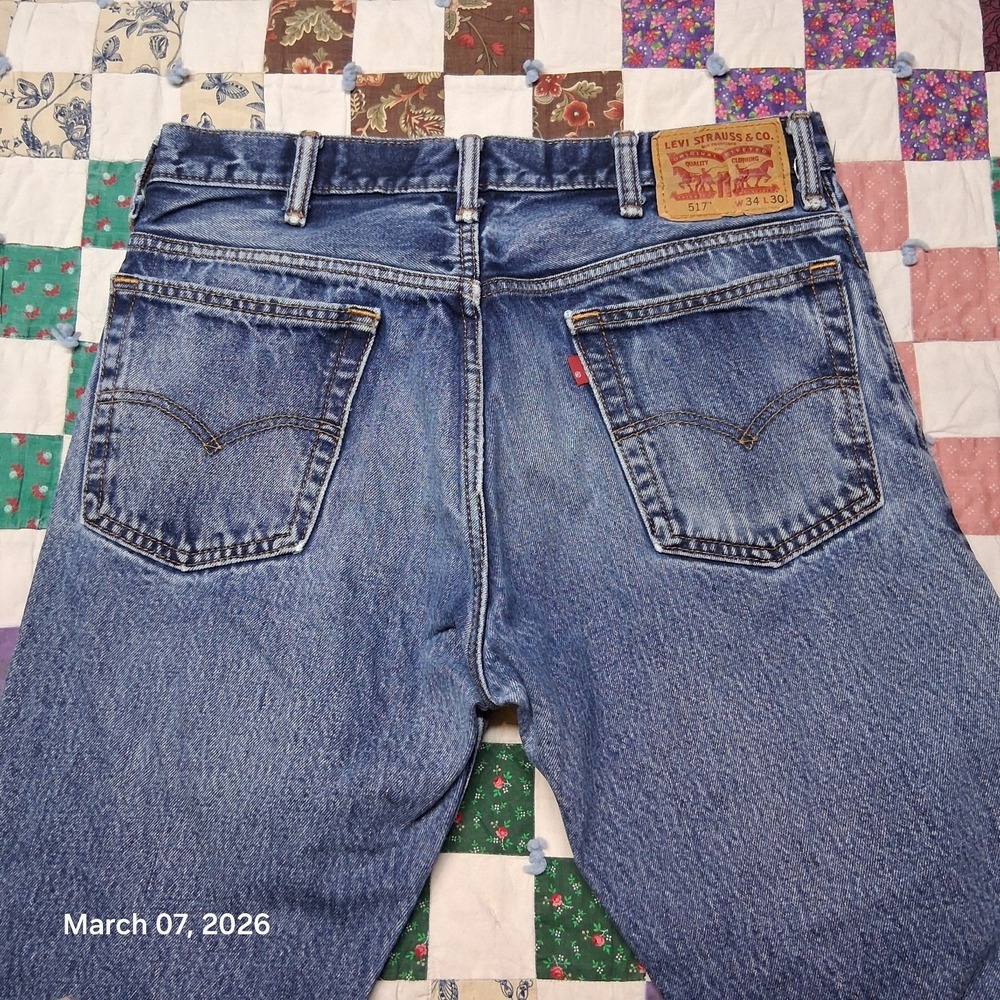 Levi's Men's Bootcut Jeans Blue - Picture 6 of 12